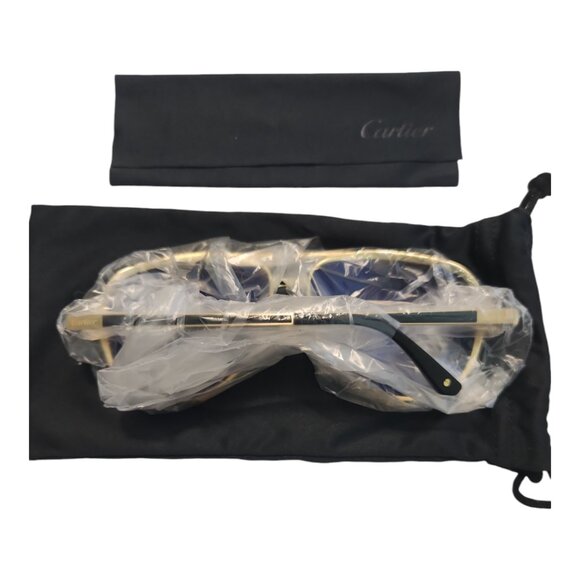 Cartier Pilot Aviator Unisex Polarized Sunglasses CT0192S 001 Grey | NIB - Picture 5 of 12